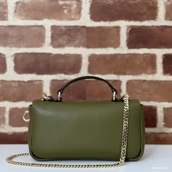 Hyperpeter mini Milano handle bag-21*12.5*4.5CM GG top GUCCI 0614